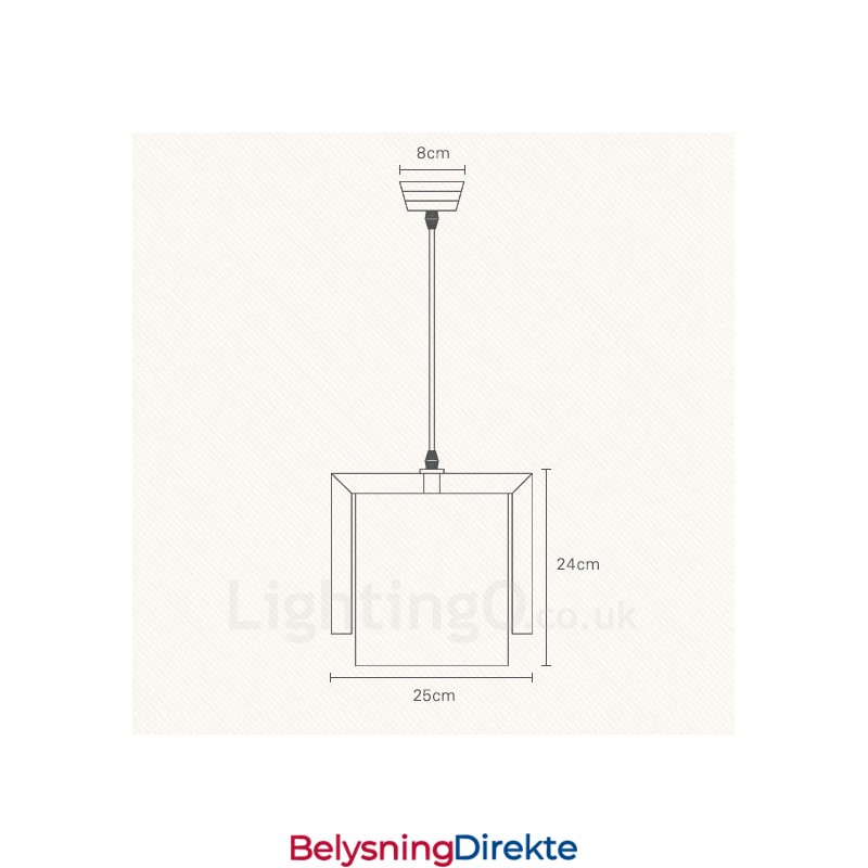 1 Lyskaster Moderne, Samtidskunstnerisk Pendellampe I Tre Med Stoffskjerm