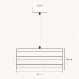 Moderne Og Moderne Pendellampe I Tre Med 1 Lys Og Treskjerm