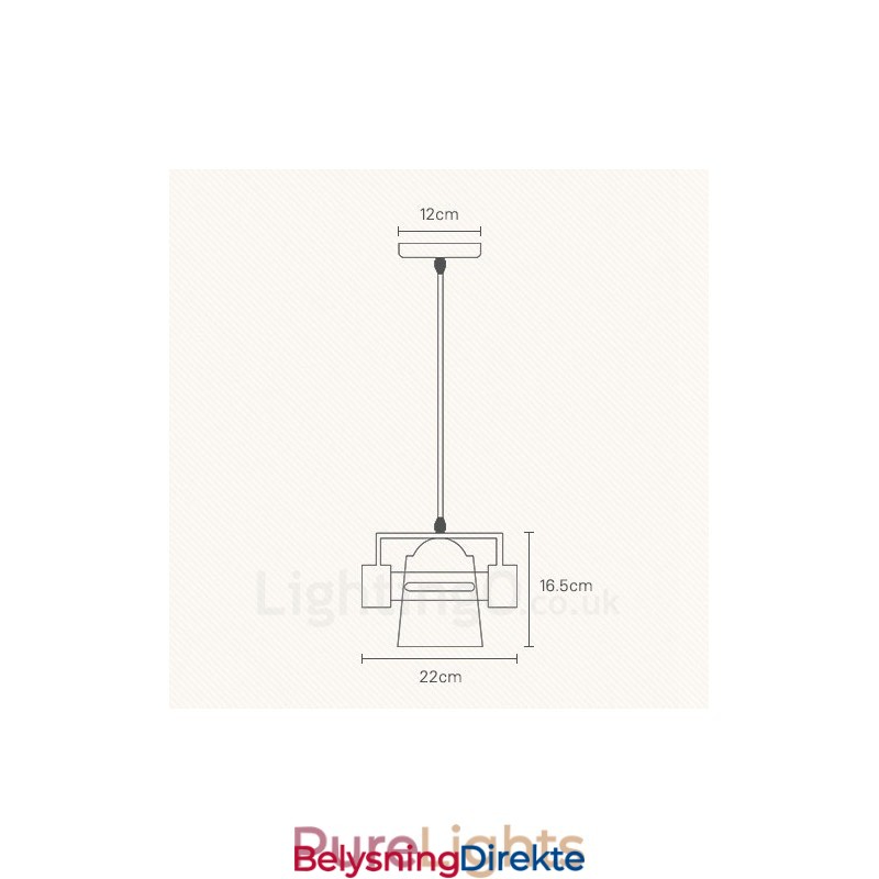 1 Lyskaster Moderne, Samtidskunstnerisk Pendellampe I Tre Med Stoffskjerm