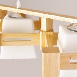 3-Pkt. Tre Moderne, Samtidskunstnerisk Pendellampe I Nordisk Stil Med Stoffskjerm