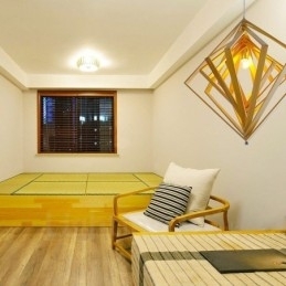 1 Lyskaster Moderne, Samtidskunstnerisk Nordisk Stil Pendellampe Med Treskjerm