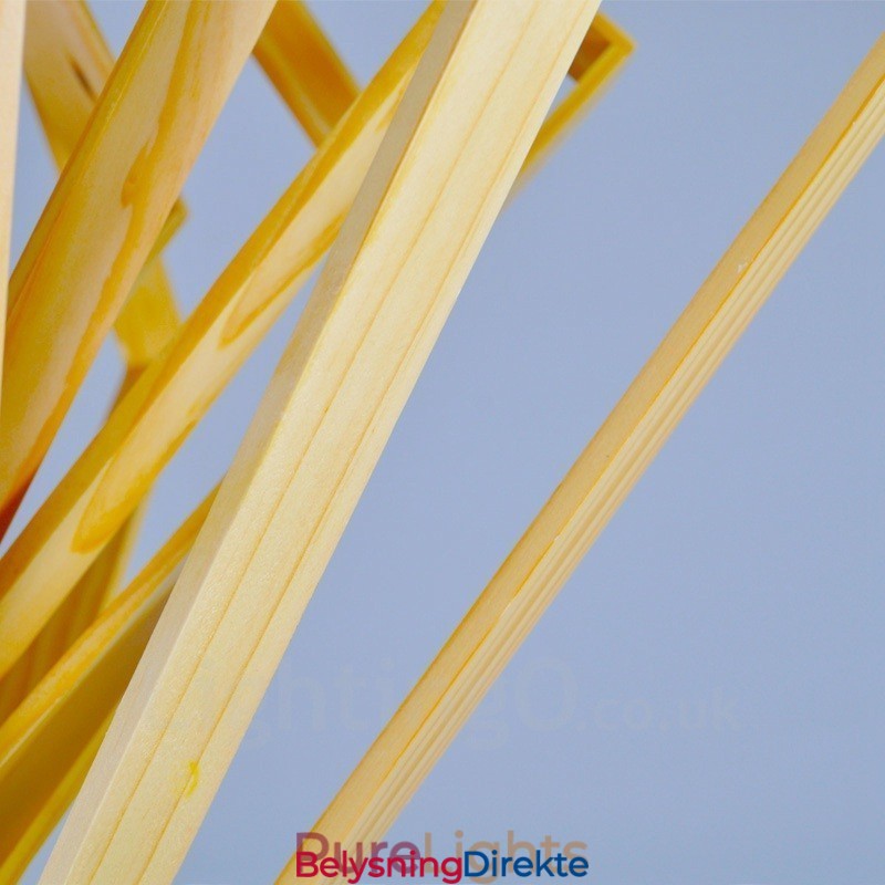 1 Lyskaster Moderne, Samtidskunstnerisk Nordisk Stil Pendellampe Med Treskjerm