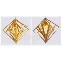 1 Lyskaster Moderne, Samtidskunstnerisk Nordisk Stil Pendellampe Med Treskjerm