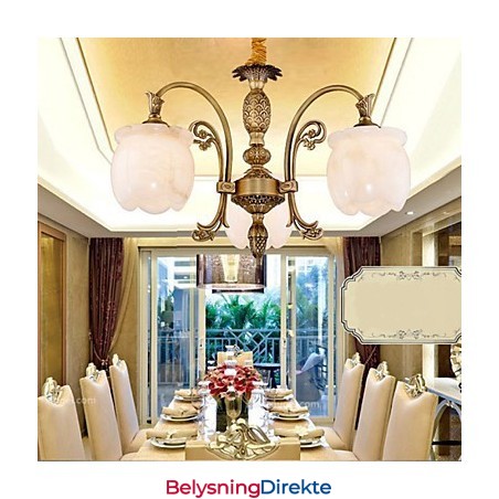 Kobbermarmorlampen Amerikansk Lampe