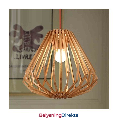 Lysekrone I Ministil, Tradisjonell Klassisk, Tre, Bambus