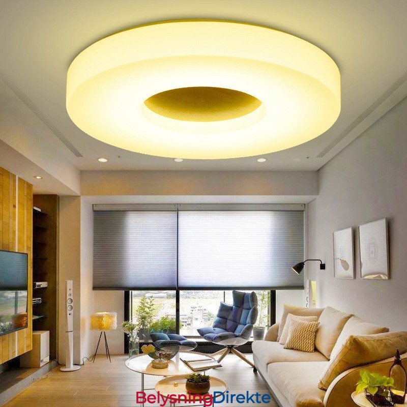 Moderne, Samtidskunstneriske Innfelte Taklamper Med Akrylskjerm