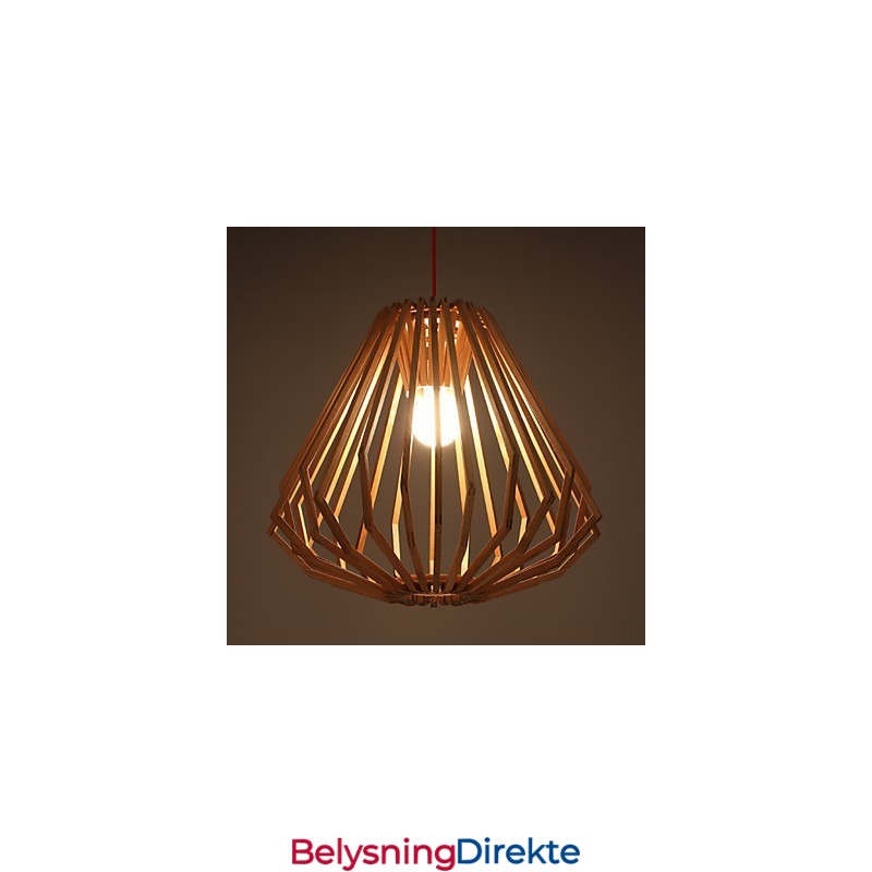 Lysekrone I Ministil, Tradisjonell Klassisk, Tre, Bambus