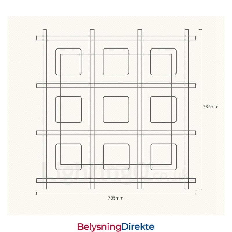 9 Lys Moderne, Samtidskunstnerisk Nordisk Stil Taklamper Med Glassskjerm
