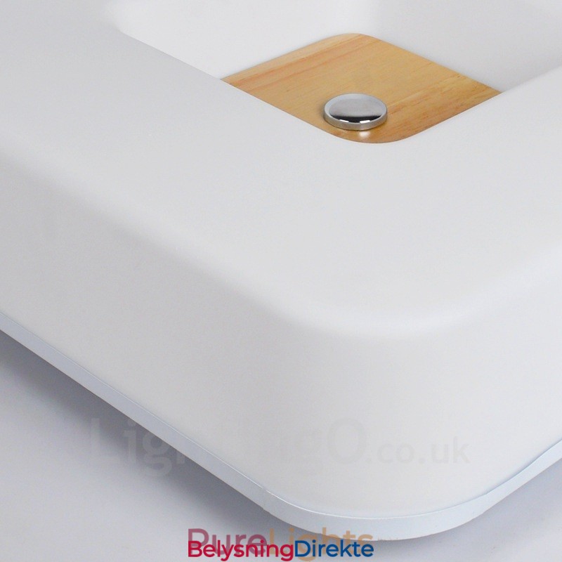 Moderne, Samtidskunstnerisk Nordisk Stil, Innfelt Taklampe Med Akrylskjerm