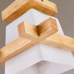 1 Lys Moderne Samtidskunstnerisk Nordisk Stil Innfelt Taklampe Med Glassskjerm