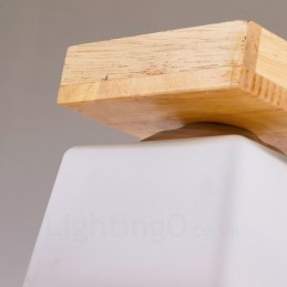 1 Lys Moderne Samtidskunstnerisk Nordisk Stil Innfelt Taklampe Med Glassskjerm