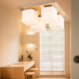 Moderne, Samtidskunstneriske Taklamper Med Innfelt Tak Og Glassskjerm