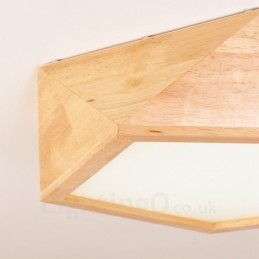 Moderne, Samtidskunstnerisk Nordisk Stil, Innfelt Taklampe Med Akrylskjerm