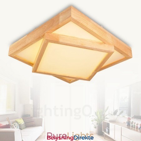 Moderne, Samtidskunstneriske Innfelte Taklamper Med Akrylskjerm