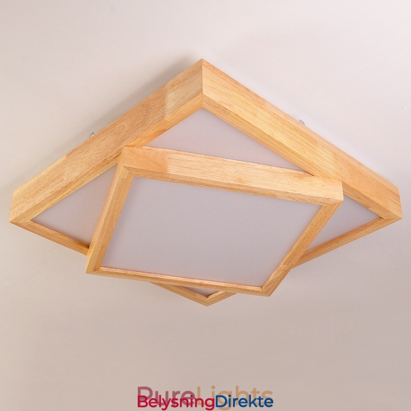 Moderne, Samtidskunstneriske Innfelte Taklamper Med Akrylskjerm