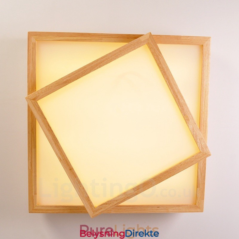 Moderne, Samtidskunstneriske Innfelte Taklamper Med Akrylskjerm