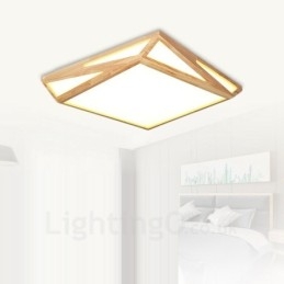 Moderne, Samtidskunstnerisk Nordisk Stil, Innfelt Taklampe Med Akrylskjerm