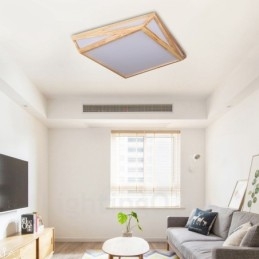 Moderne, Samtidskunstnerisk Nordisk Stil, Innfelt Taklampe Med Akrylskjerm