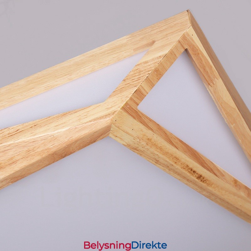 Moderne, Samtidskunstnerisk Nordisk Stil, Innfelt Taklampe Med Akrylskjerm