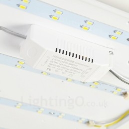 Moderne, Samtidskunstneriske Innfelte Taklamper Med Akrylskjerm