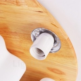 3 Moderne, Samtidskunstneriske Taklamper Med Innfelt Tak Og Glassskjerm