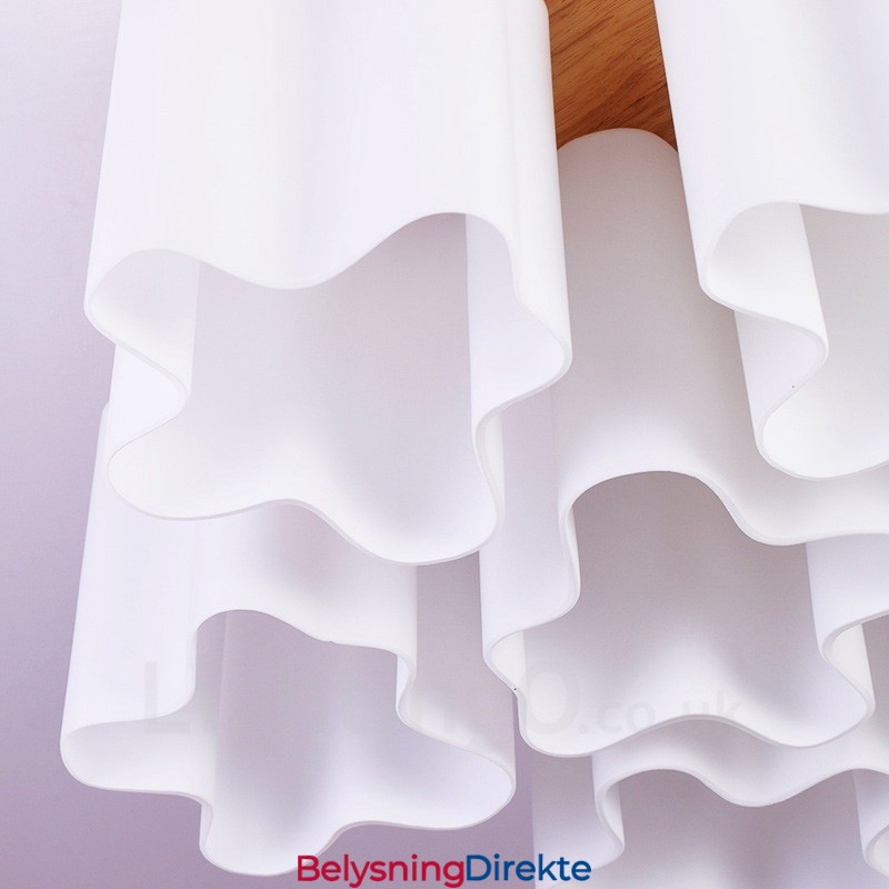 6 Moderne, Samtidskunstneriske Taklamper Med Glassskjerm