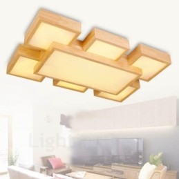 6 Moderne, Samtidskunstneriske, Nordiske Taklamper Med Innfelt Tak Og Akrylskjerm