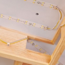 6 Moderne, Samtidskunstneriske, Nordiske Taklamper Med Innfelt Tak Og Akrylskjerm