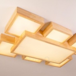 6 Moderne, Samtidskunstneriske, Nordiske Taklamper Med Innfelt Tak Og Akrylskjerm