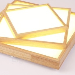 Moderne, Samtidskunstnerisk Nordisk Stil, Innfelt Taklampe Med Akrylskjerm