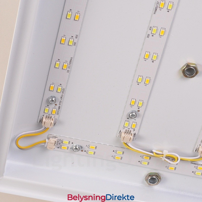 Moderne, Samtidskunstnerisk Nordisk Stil, Innfelt Taklampe Med Akrylskjerm