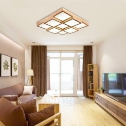 Moderne, Samtidskunstnerisk Nordisk Stil, Innfelt Taklampe Med Akrylskjerm