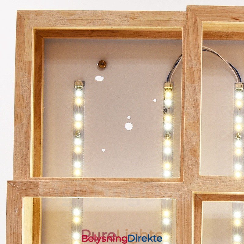 Moderne, Samtidskunstnerisk Nordisk Stil, Innfelt Taklampe Med Akrylskjerm