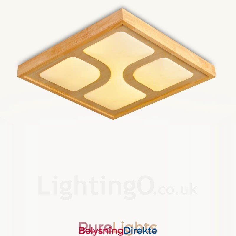 Moderne, Samtidskunstneriske Innfelte Taklamper Med Akrylskjerm