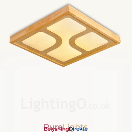 Moderne, Samtidskunstneriske Innfelte Taklamper Med Akrylskjerm