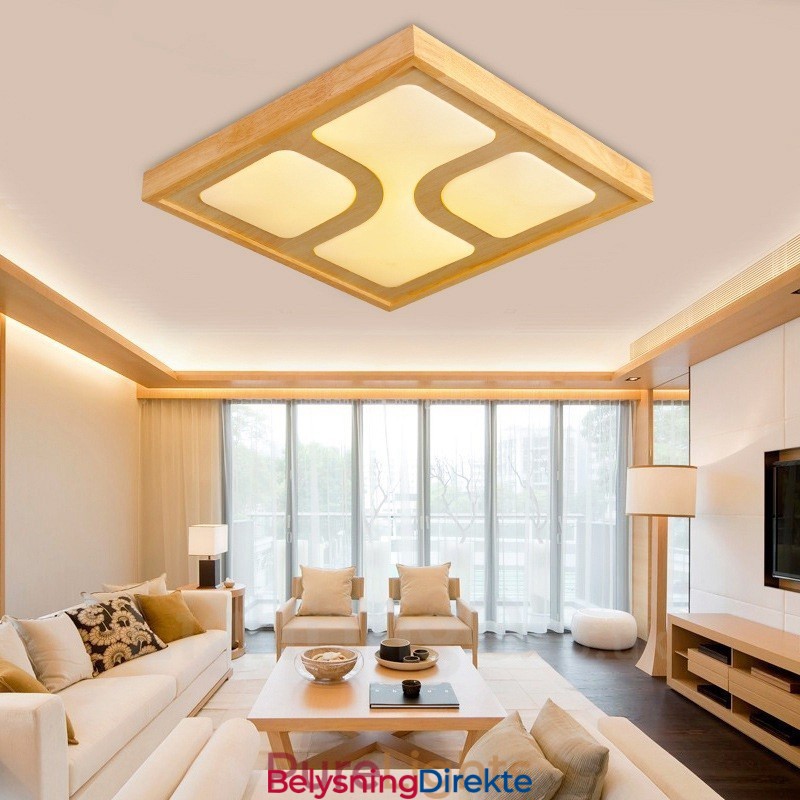 Moderne, Samtidskunstneriske Innfelte Taklamper Med Akrylskjerm