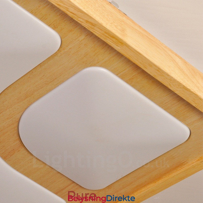 Moderne, Samtidskunstneriske Innfelte Taklamper Med Akrylskjerm