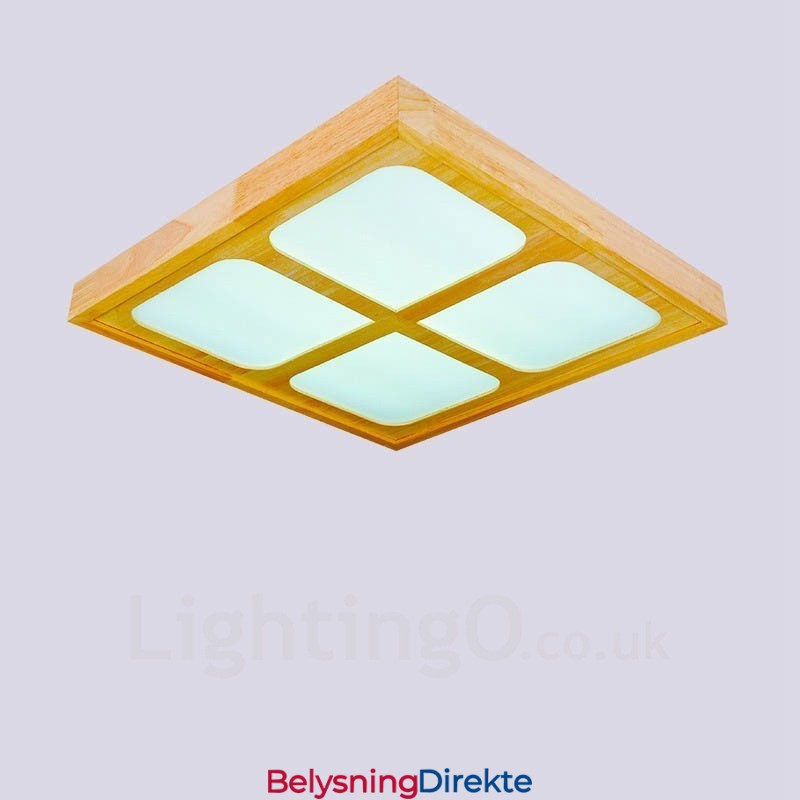 Moderne, Samtidskunstneriske Innfelte Taklamper Med Akrylskjerm