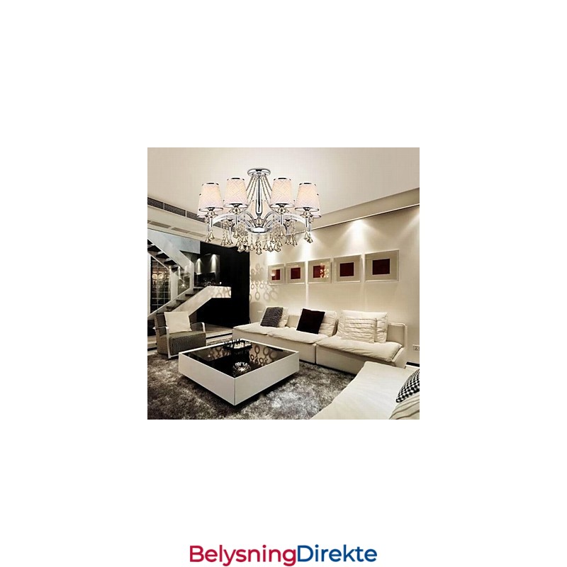 Moderne Samtidskrone I Krystall I Krom I Metall