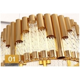 Moderne Samtids Taklamper Kobberbelagt Pendellampe