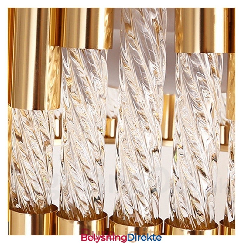 Moderne Samtids Taklamper Kobberbelagt Pendellampe