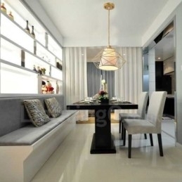 Retro Vintage Svart Jernpendellampe Med 1 Lys Og Stoffskjermer