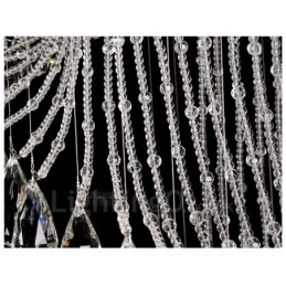 15 Lys Moderne Krystall Takpendellampe Innendørs Lysekrone Belysning Lamper Armaturer Med Pærer