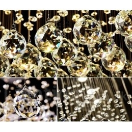 Moderne Krystall Takpendellampe Innendørs Lysekrone Belysning Lamper Armatur