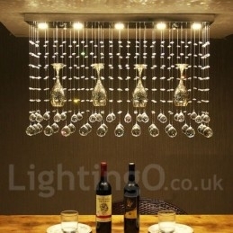 5 Lys Moderne Krystall Tak Anheng Lys Innendørs Lysekrone Belysning Lamper Armatur