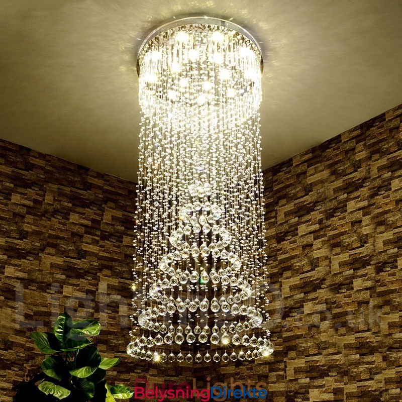 Moderne Krystall Takpendellampe Innendørs Lysekrone Belysning Lamper Armaturer