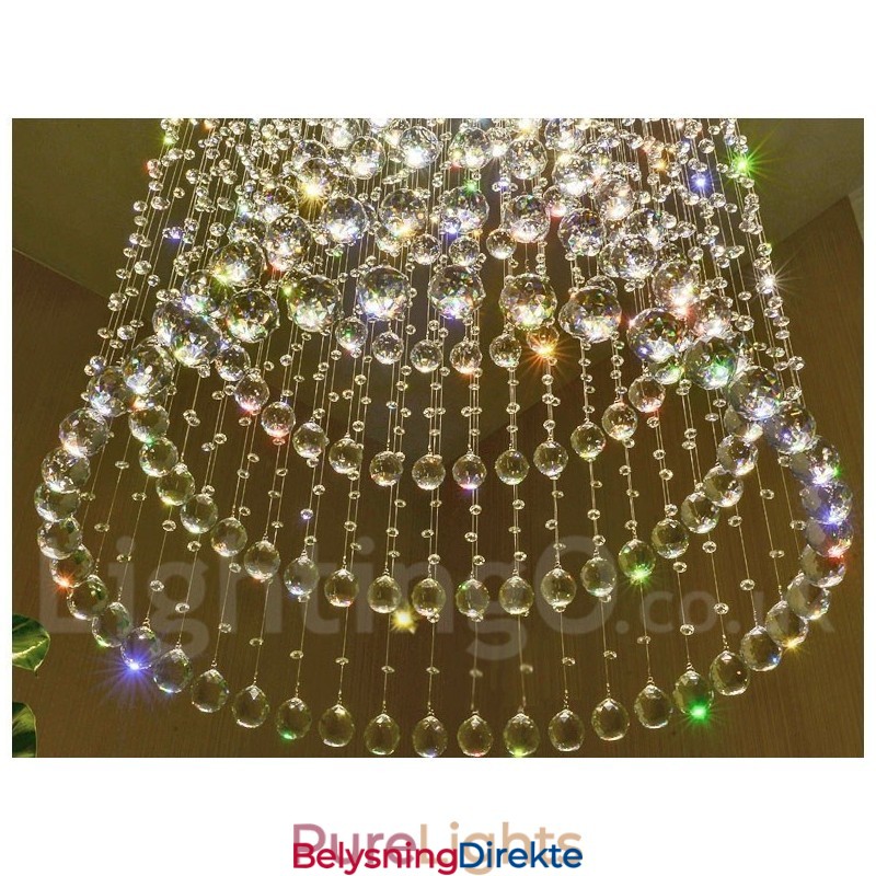Moderne Krystall Takpendellampe Innendørs Lysekrone Belysning Lamper Armaturer