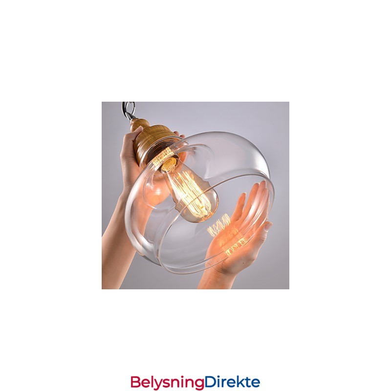 3-Lys Moderne, Samtidskunst Mini-Stil Metalllysekrone Anhengslampe