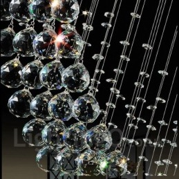 3 Lys Moderne Krystall Tak Anhengslampe Innendørs Lysekrone Belysning Lamper Armaturer