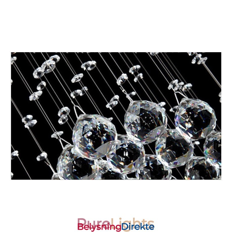 Ekstra Lang 5 Meter Moderne Krystall Takpendellampe Innendørs Lysekrone Belysning Lamper Armaturer